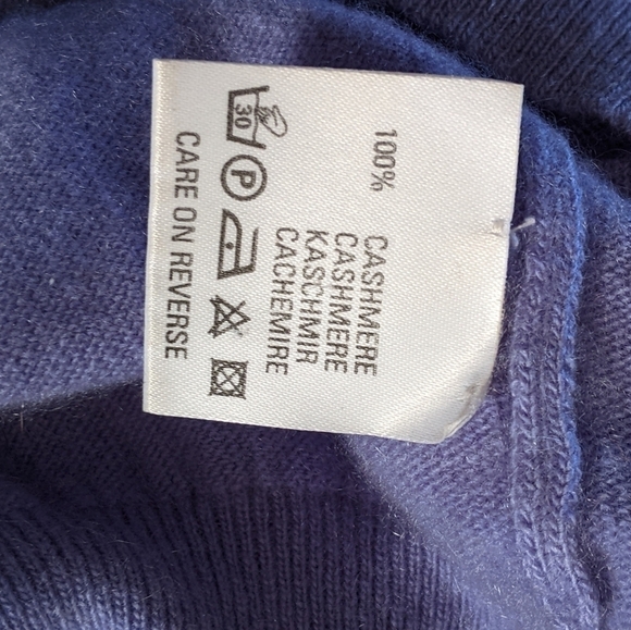 Cashmere Turtleneck Sweater Made in Scotland Lavender - Picture 4 of 7